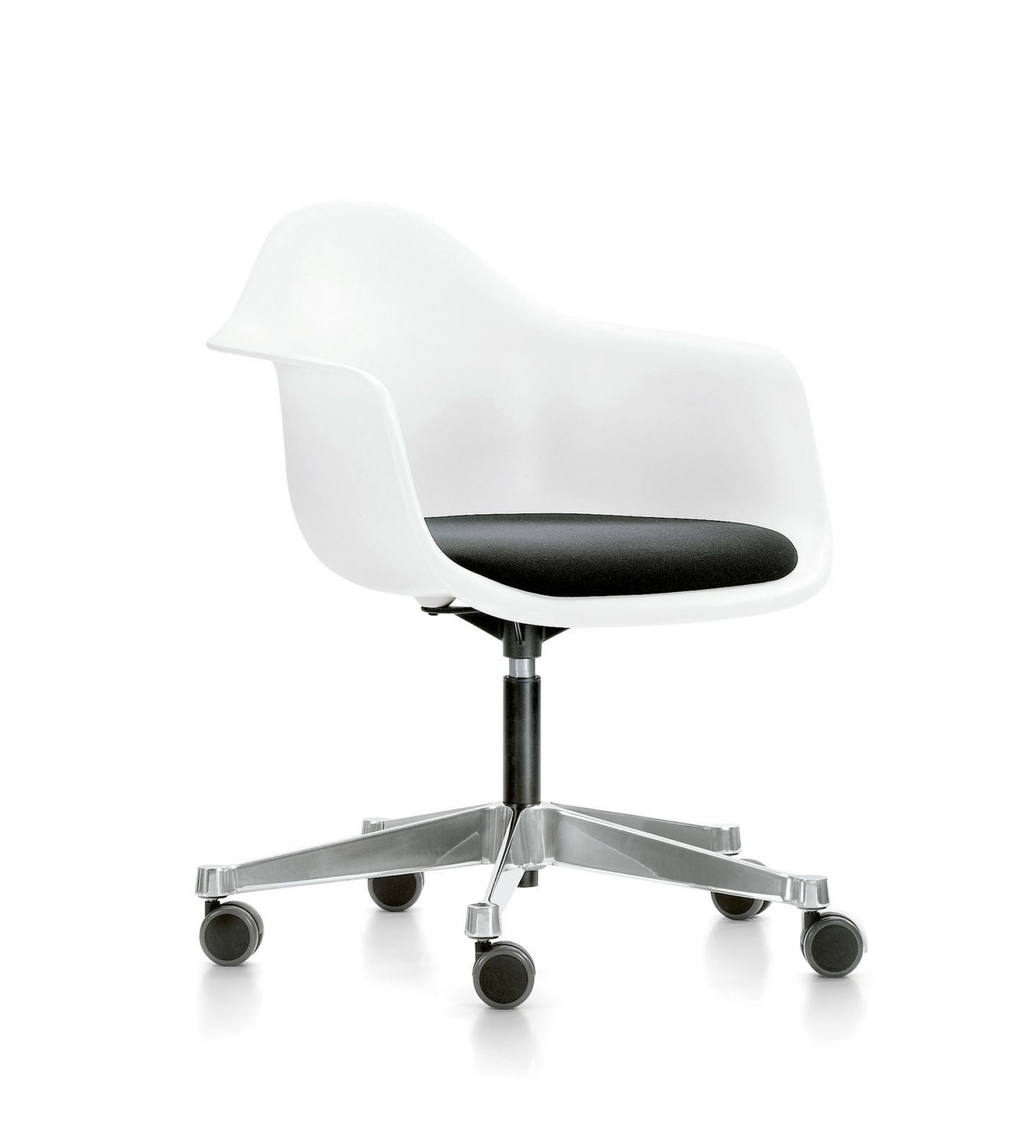 Eames Plastic Arm Chair PACC mit Sitzpolster Vitra